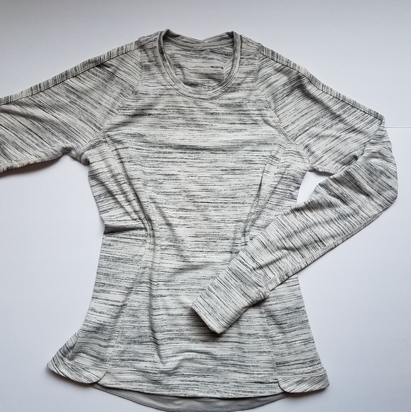 Lululemon Heathered Long Sleeve Top size 8 - Picture 2 of 7